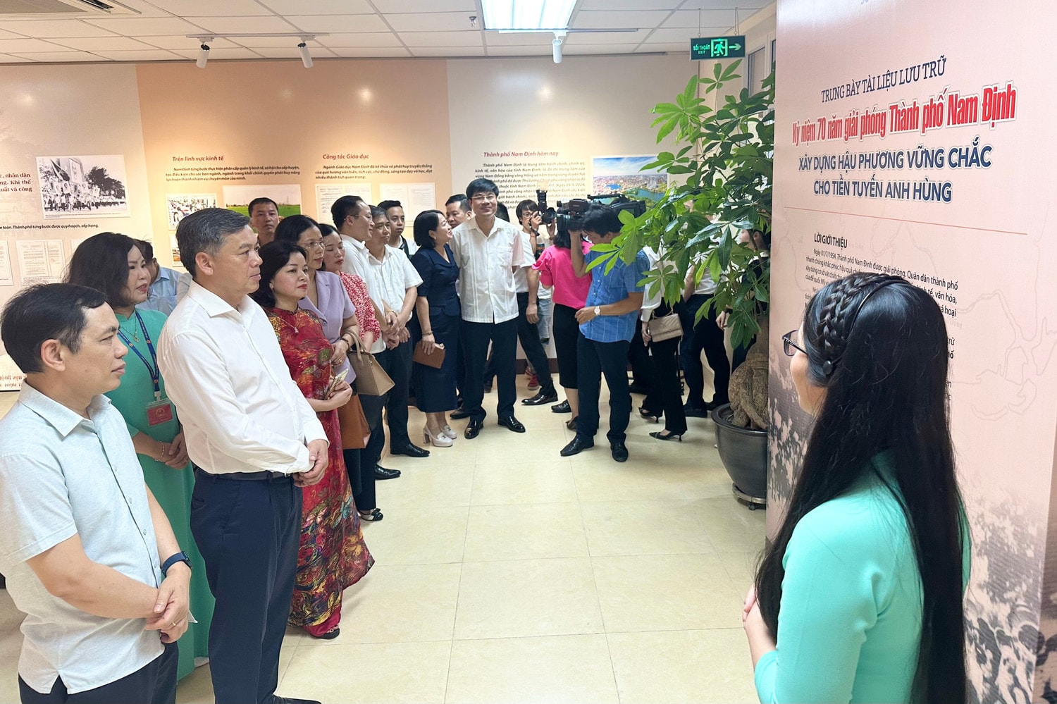 Tái hiện những thành tựu của thành phố Nam Định sau 70 năm Ngày giải phóng -0