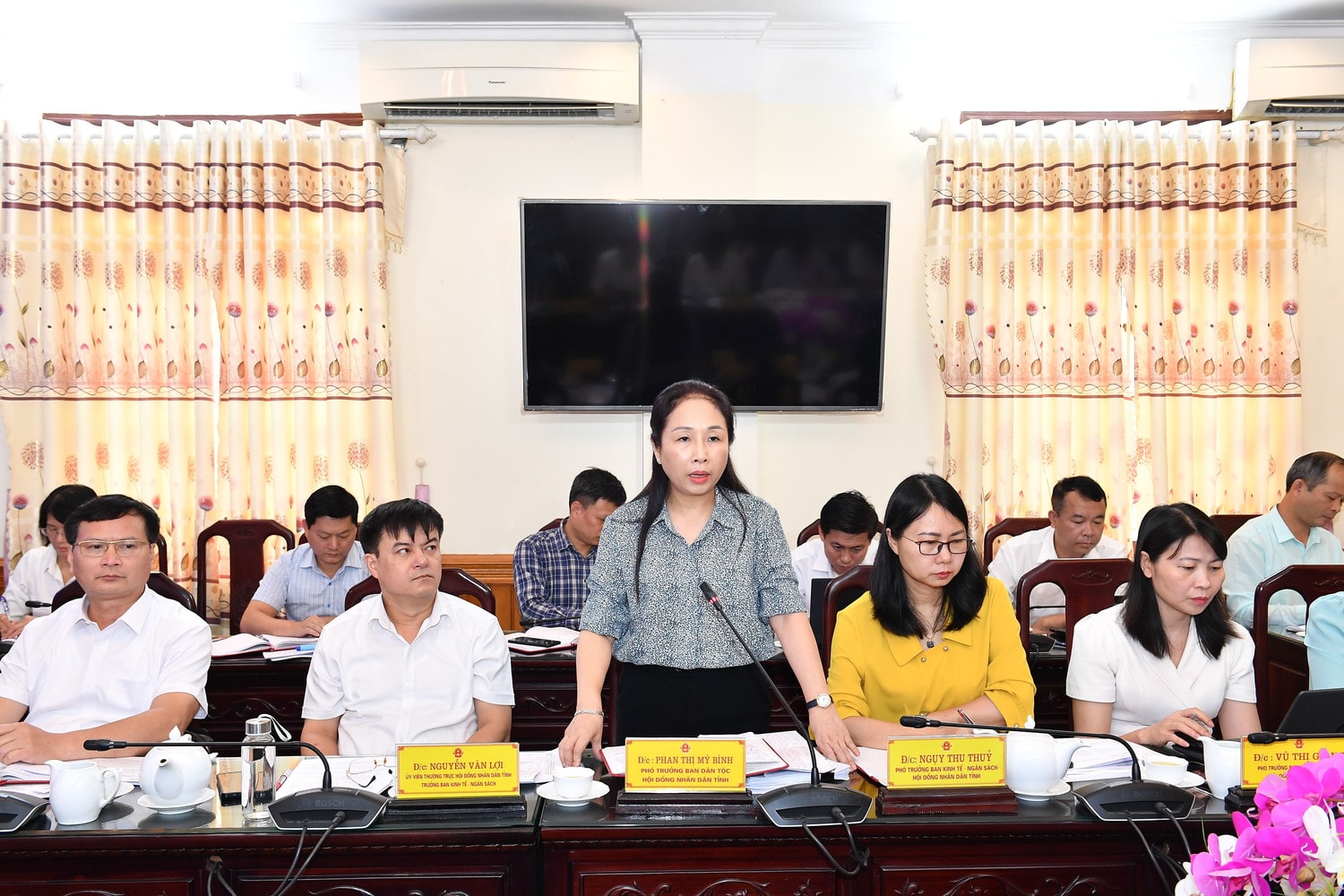 Đại biểu HĐND tỉnh phát biểu ý kiến tại phiên giải trình Có lộ trình cụ thể để nâng cao chất lượng xây dựng nông thôn mới -0