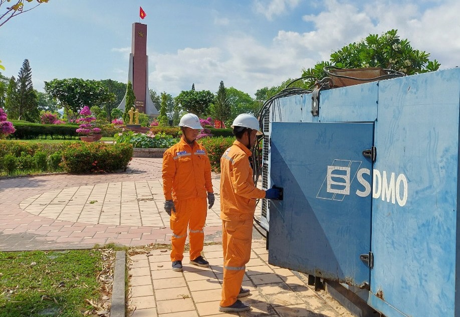 EVNSPC chuẩn bị nguồn phát dự phòng bảo đảm cấp điện cho các điểm thi