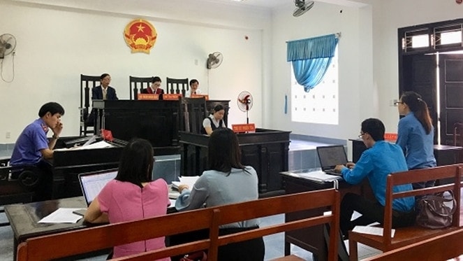 Liên đoàn lao động Thành phố, Công đoàn Khu công nghệ cao và các khu công nghiệp Đà Nẵng tham gia vụ kiện đòi nợ lương, chế độ BHXH với Công ty TNHH MTV TBO Vina 
