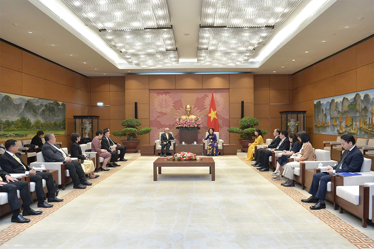 Phó Chủ tịch Quốc hội Nguyễn Thị Thanh tiếp Nhóm Nghị sĩ hữu nghị Thái Lan - Việt Nam -1