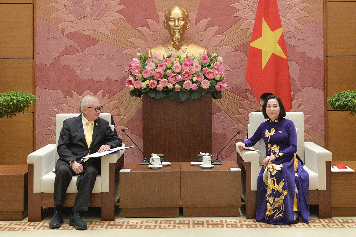 Phó Chủ tịch Quốc hội Nguyễn Thị Thanh tiếp Nhóm Nghị sĩ hữu nghị Thái Lan - Việt Nam -2