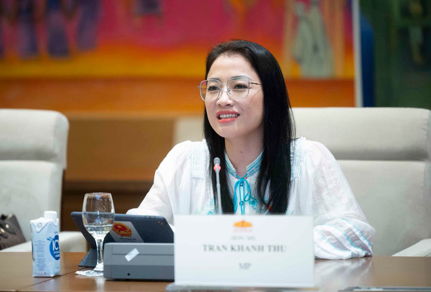 ĐBQH Trần Khánh Thu (Thái Bình) phát biểu