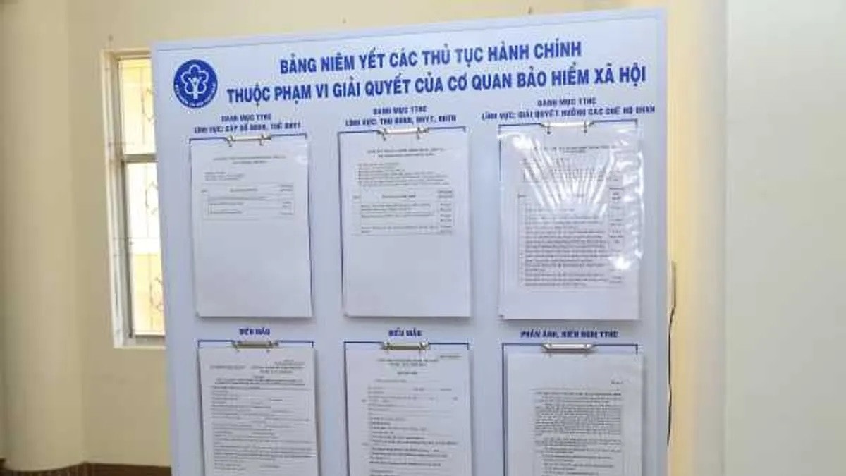 BHXH Việt Nam yêu cầu niêm yết công khai 02 nhóm thủ tục hành chính liên thông điện tử -0