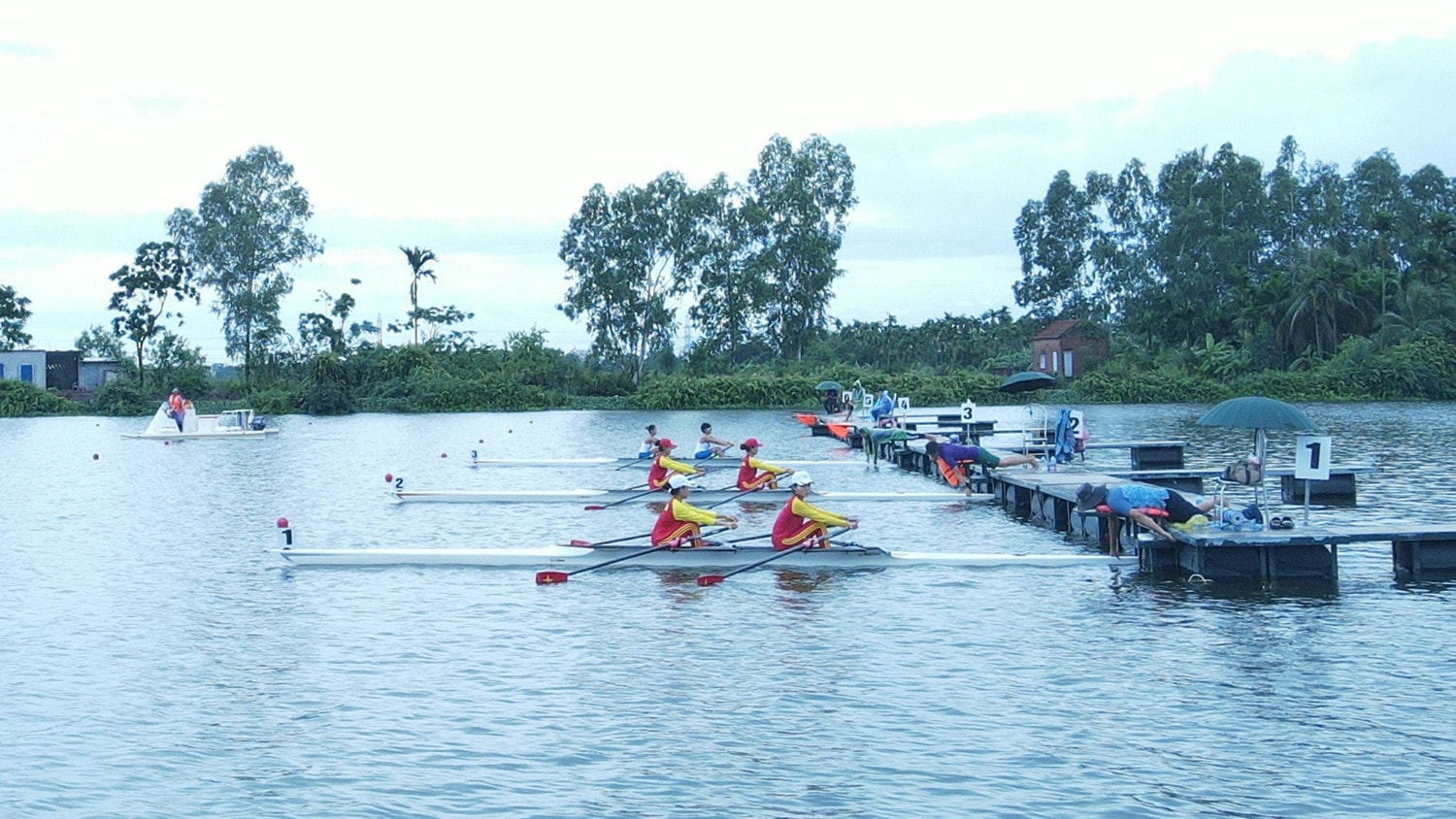 Việt Nam dẫn đầu Giải đua thuyền rowing vô địch U19, U23 và vô địch Đông Nam Á 