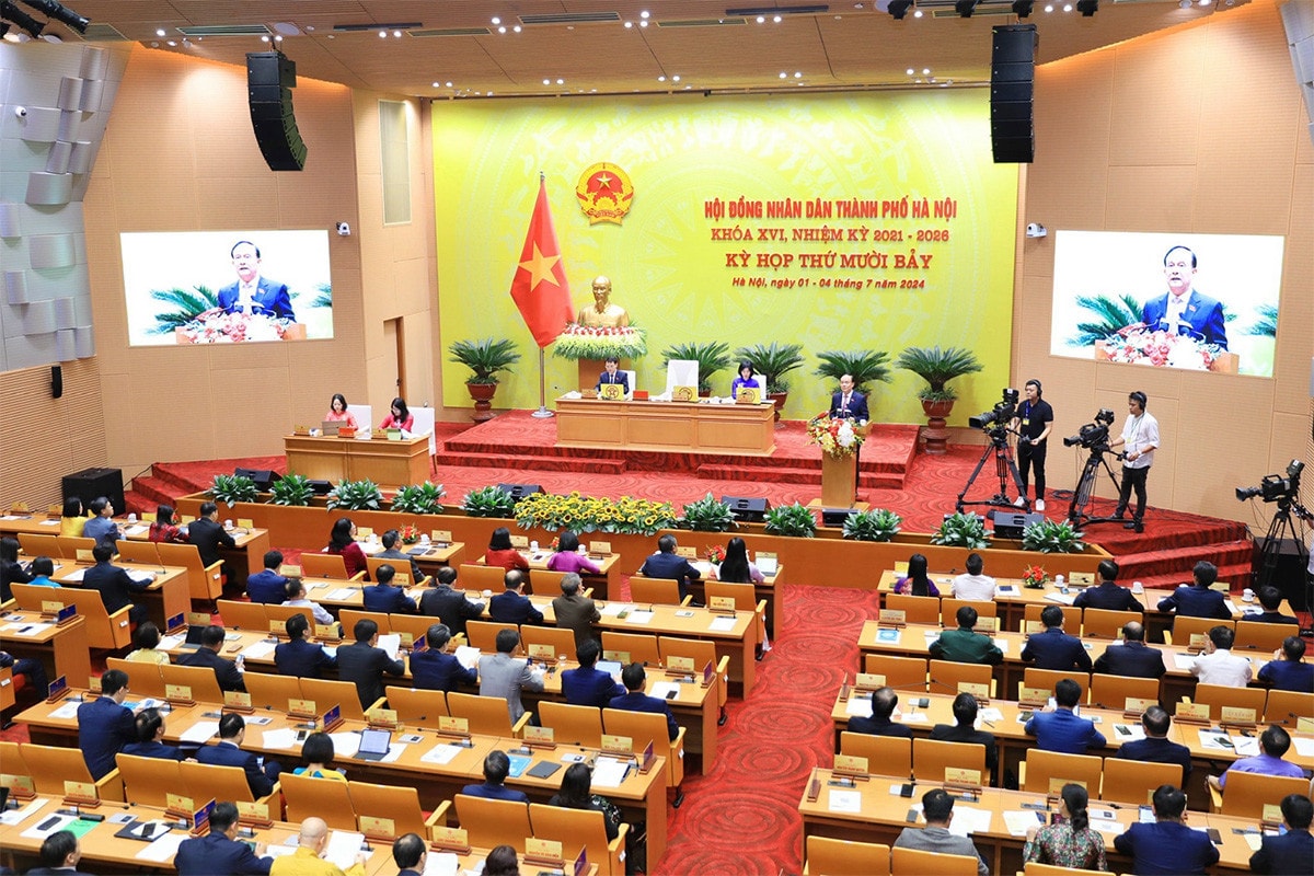 Phó Chủ tịch Quốc hội Nguyễn Thị Thanh dự Kỳ họp thứ 17, HĐND TP. Hà Nội -1