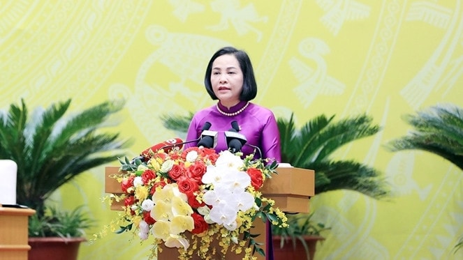 Phó Chủ tịch Quốc hội Nguyễn Thị Thanh dự Kỳ họp thứ 17, HĐND TP. Hà Nội