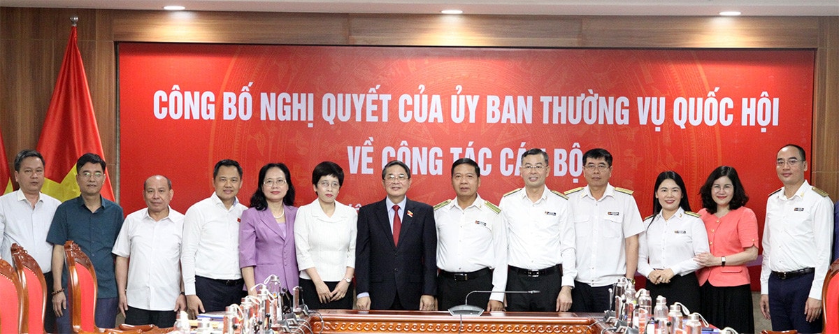 Phó Chủ tịch Quốc hội Nguyễn Đức Hải dự Lễ trao Nghị quyết của Ủy ban Thường vụ Quốc hội về công tác cán bộ tại Kiểm toán Nhà nước -2