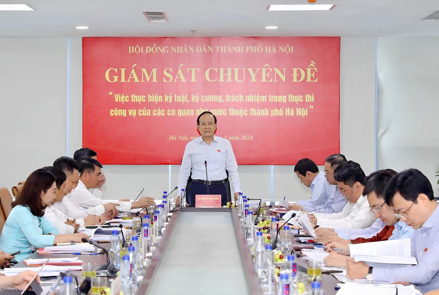 Hoạt động giám sát, khảo sát của HĐND thành phố ngày càng đổi mới, đi vào trọng tâm, trọng điểm, sát thực tiễn (ảnh: P.Long)