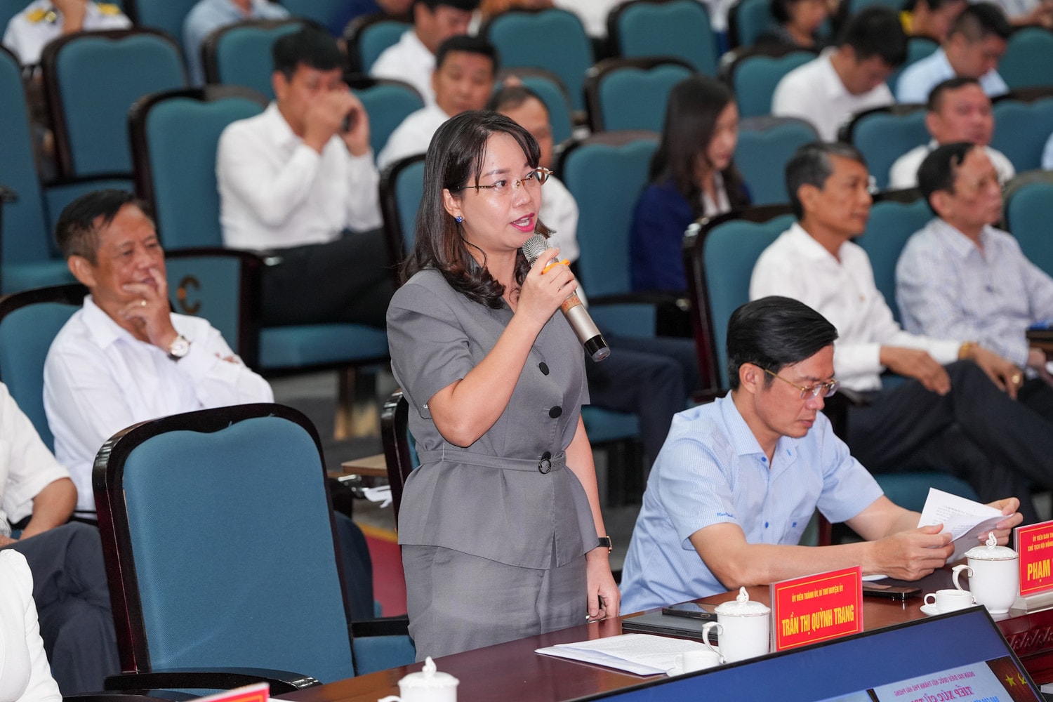 Phó Thủ tướng Chính phủ Trần Lưu Quang cùng Đoàn ĐBQH thành phố Hải Phòng tiếp xúc cử tri huyện An Dương -0