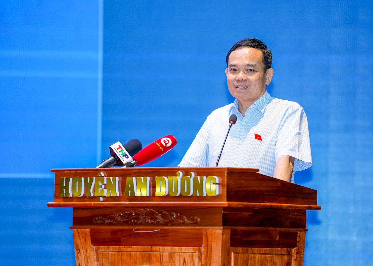Phó Thủ tướng Chính phủ Trần Lưu Quang cùng Đoàn ĐBQH thành phố Hải Phòng tiếp xúc cử tri huyện An Dương -0