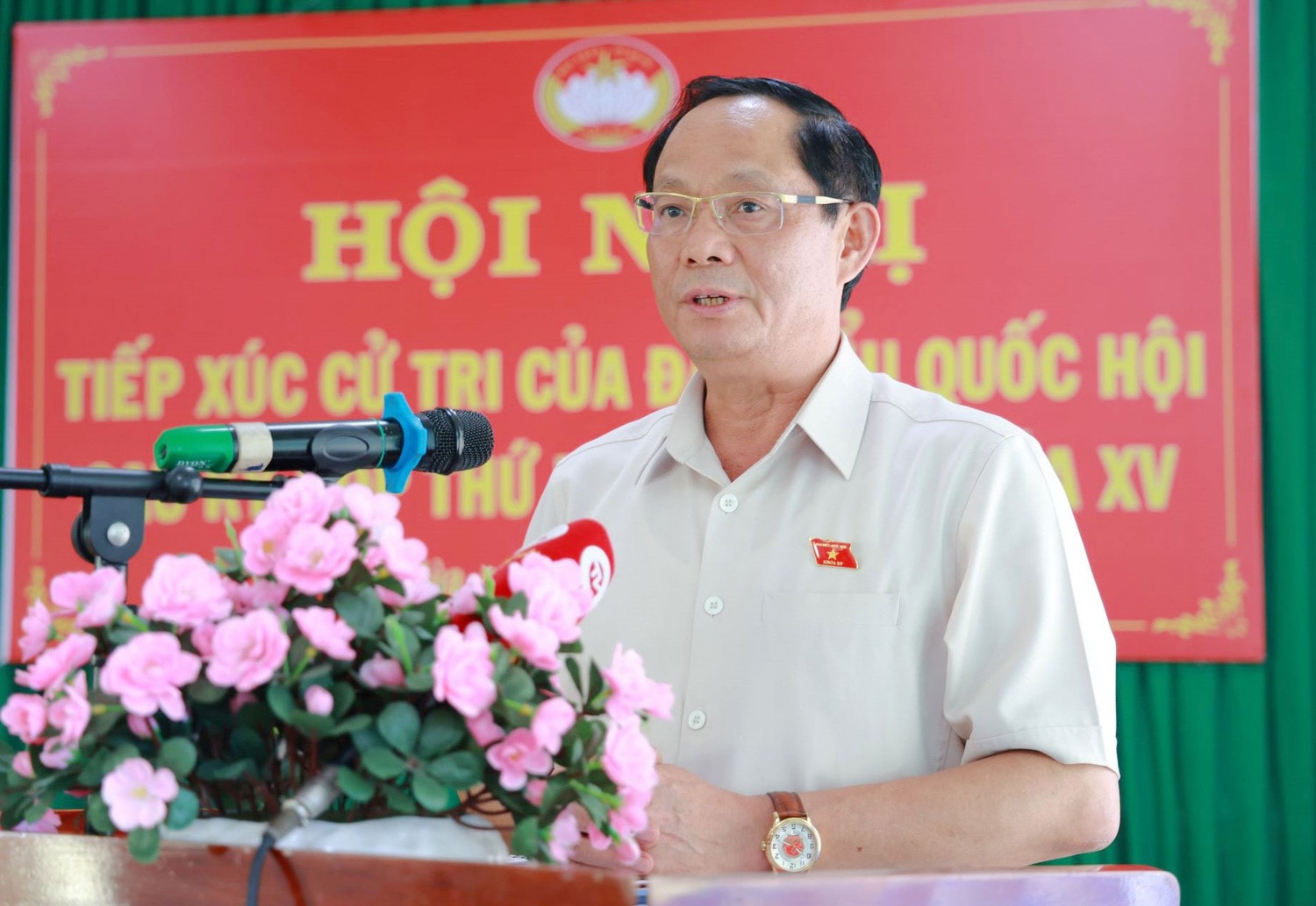 Phó Chủ tịch Quốc hội, Thượng tướng Trần Quang Phương tiếp xúc cử tri tại xã Sơn Mùa, huyện Sơn Tây, Quảng Ngãi -0