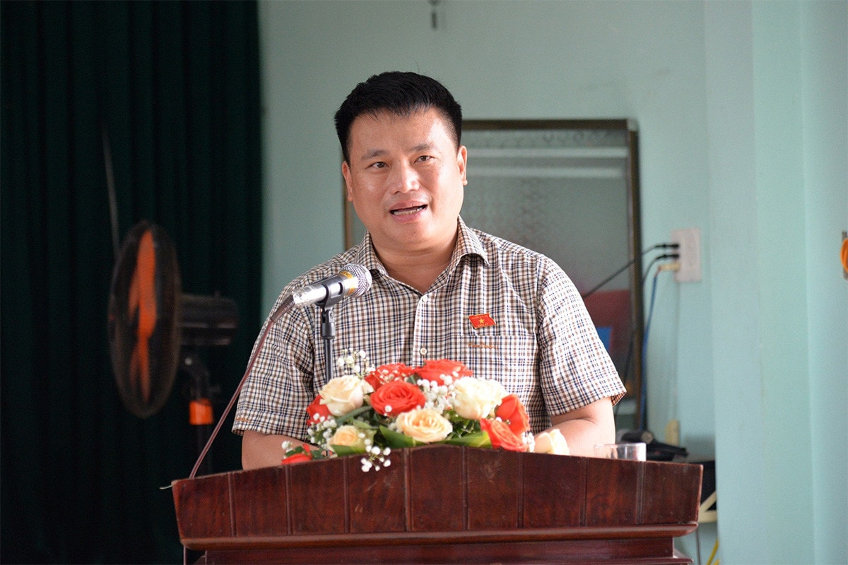 Phó Chủ tịch Quốc hội, Thượng tướng Trần Quang Phương tiếp xúc cử tri xã Hành Minh, huyện Nghĩa Hành, Quảng Ngãi -3