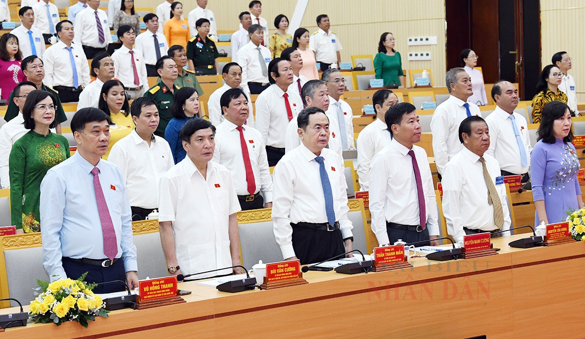 Chủ tịch Quốc hội Trần Thanh Mẫn dự khai mạc Kỳ họp thứ 15, HĐND tỉnh Bình Phước Khóa X -0