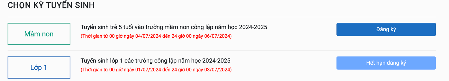 Hà Nội: Bắt đầu mở Cổng tuyển sinh trực tuyến trẻ mầm non và 5 tuổi -1