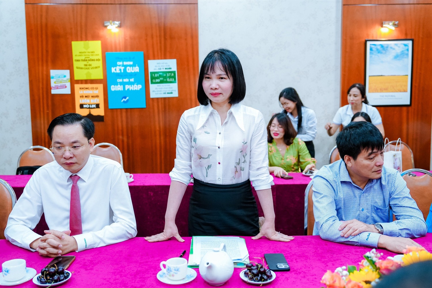 Công ty CP bột giặt LIX gắn biển 2 công trình chào mừng 55 năm thành lập Vinachem -0