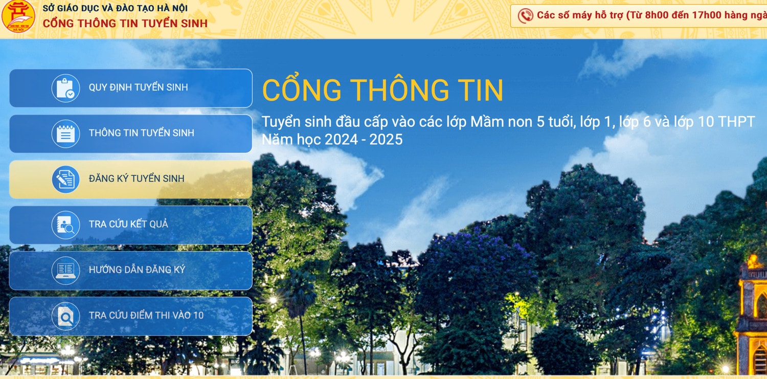 Hà Nội: Bắt đầu mở Cổng tuyển sinh trực tuyến trẻ mầm non và 5 tuổi -0