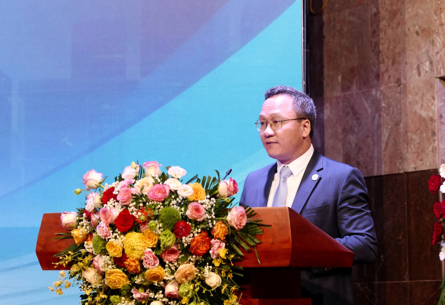 Viện trưởng Viện Chiến lược và Phát triển Giao thông vận tải Khuất Việt Hùng phát biểu tại buổi lễ l1100656.jpg -0