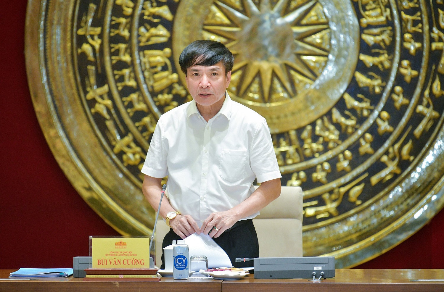 Tổng Thư ký Quốc hội Bùi Văn Cường chủ trì họp về chuyên đề giám sát quản lý bất động sản và nhà ở xã hội -0