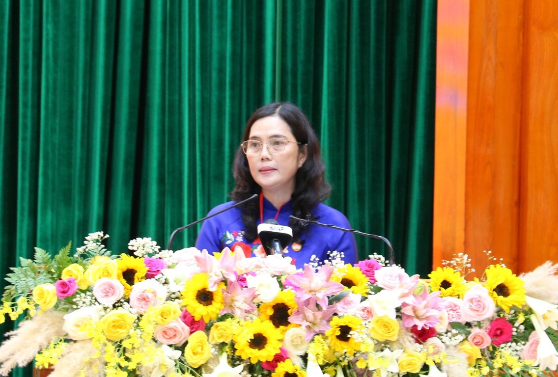 Chủ tịch Ủy ban MTTQ Việt Nam tỉnh An Giang Đặng Thị Hoa Rây Đại hội đại biểu Ủy ban MTTQ Việt Nam tỉnh An Giang thành công tốt đẹp