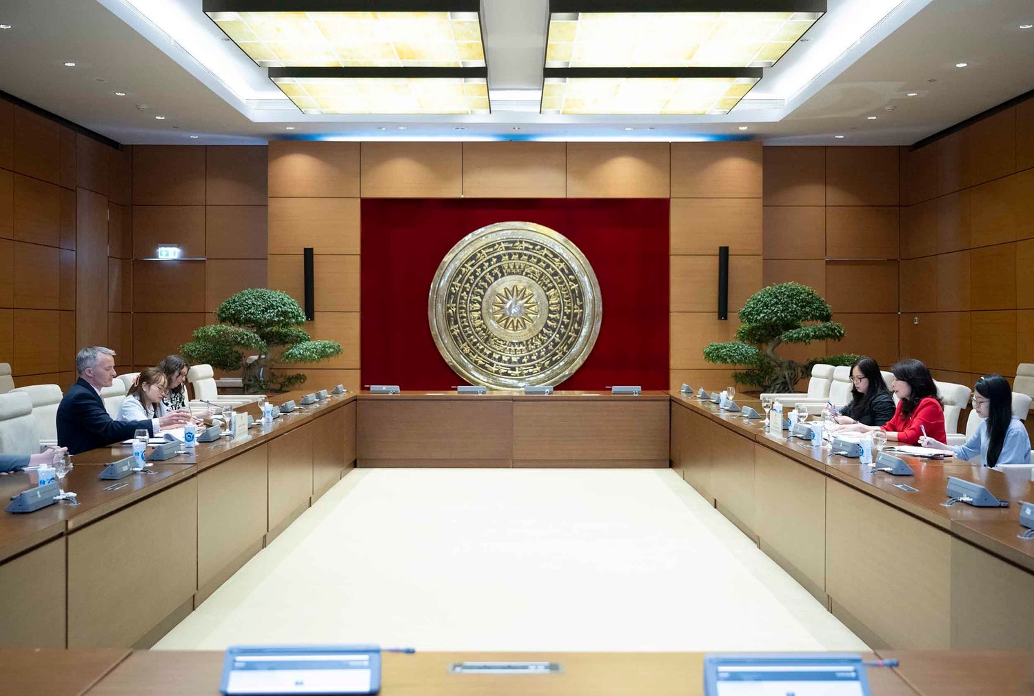 Quang cảnh cuộc tiếp 