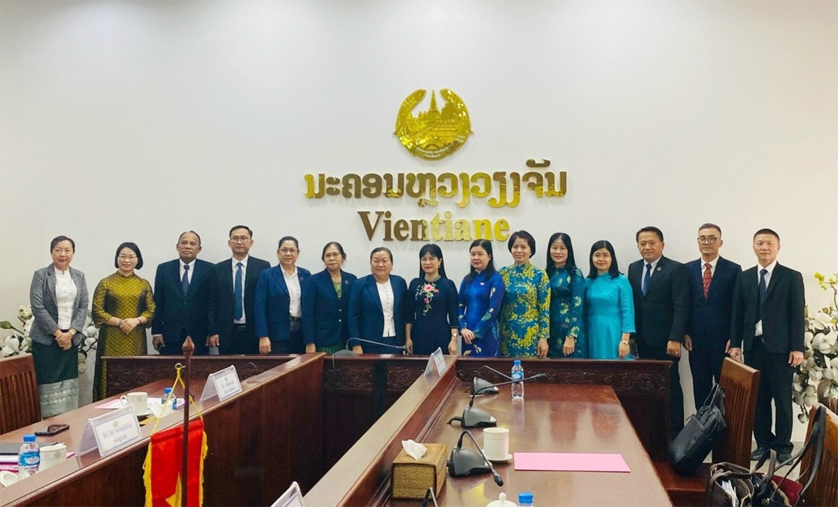 Đoàn Đại biểu Quốc hội Việt Nam làm việc với HĐND Thủ đô Vientiane, Lào -3