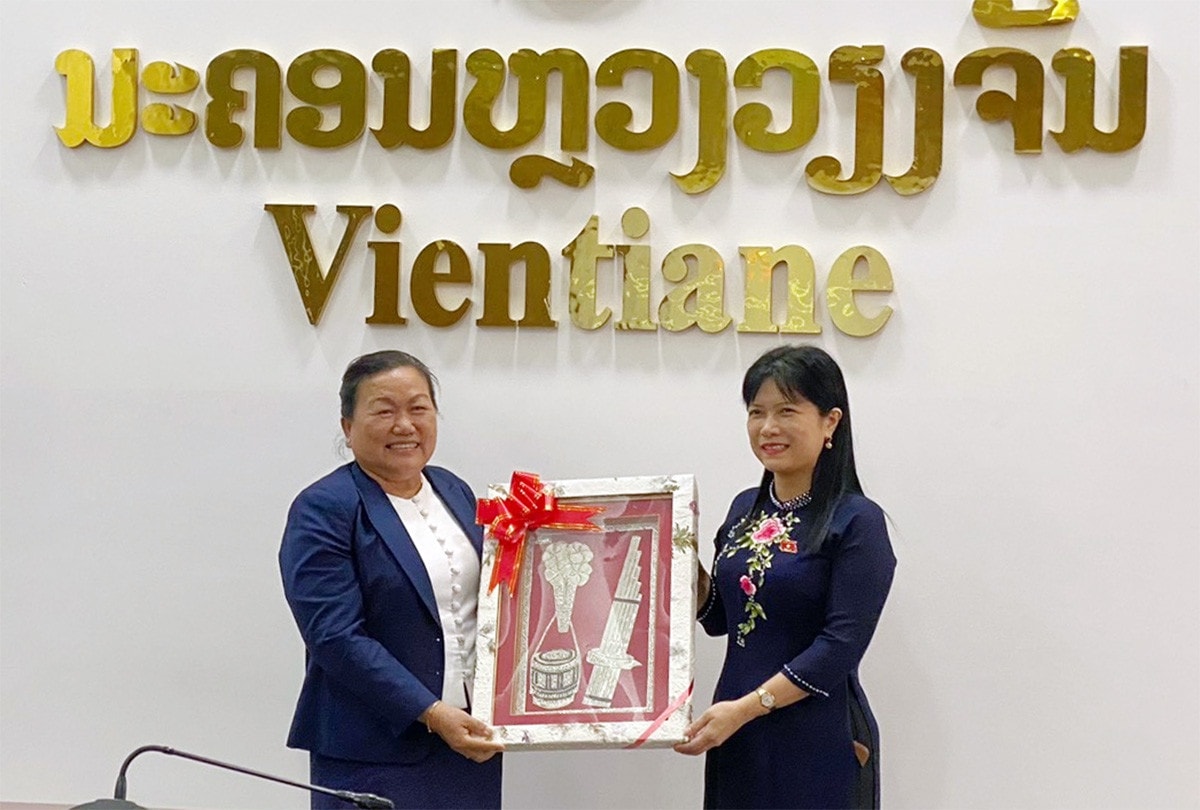 Đoàn Đại biểu Quốc hội Việt Nam làm việc với HĐND Thủ đô Vientiane, Lào -2