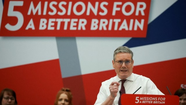 Lãnh đạo Công đảng Keir Starmer trở thành tân Thủ tướng Vương quốc Anh. Nguồn: Reuters
