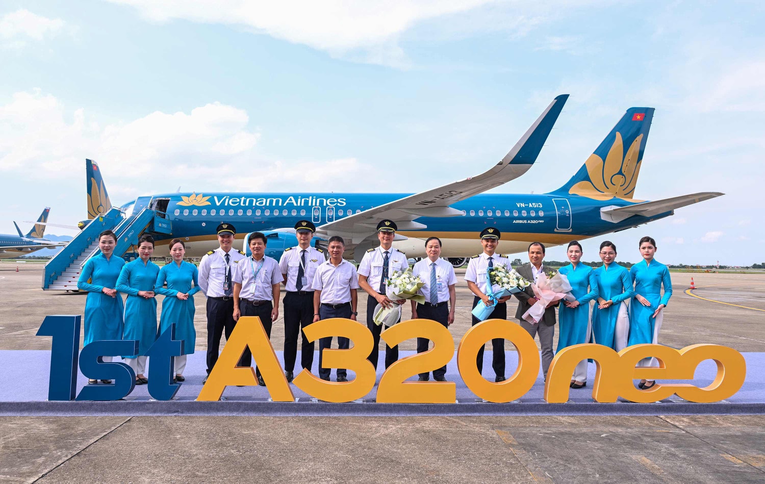 Vietnam Airlines chính thức đón nhận máy bay Airbus A320neo đầu tiên -0