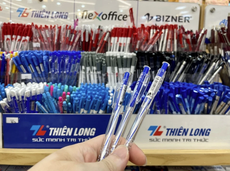 Doanh thu 5 tháng đầu năm của bút bi Thiên Long giảm so với cùng kỳ -0
