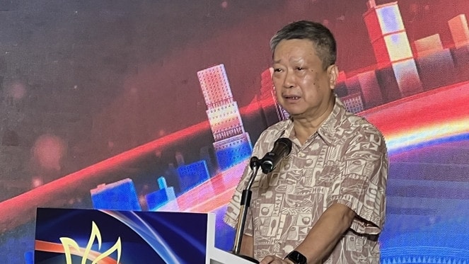 Ông Hồ Anh Tuấn - Chủ tịch Hiệp hội phát triển văn hóa doanh nghiệp Việt Nam phát biểu