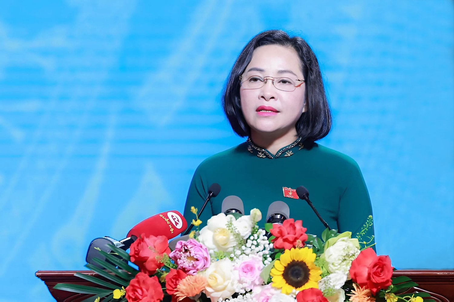 Phó Chủ tịch Quốc hội Nguyễn Thị Thanh dự Hội nghị gặp mặt cán bộ nữ lãnh đạo chủ chốt công đoàn cấp tỉnh, ngành Trung ương -0