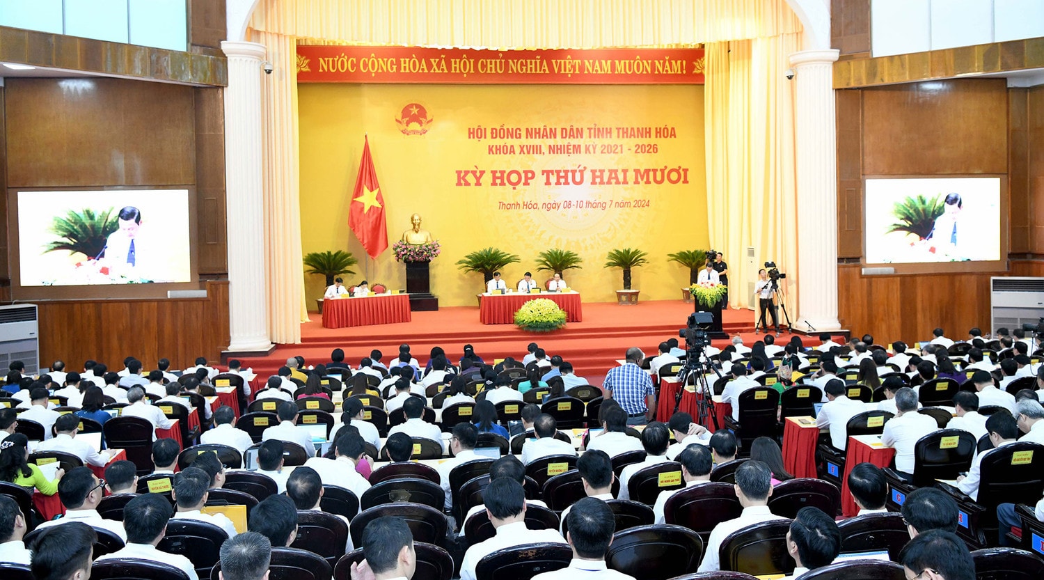 Chủ tịch Quốc hội Trần Thanh Mẫn dự khai mạc Kỳ họp thứ 20, Hội đồng Nhân dân tỉnh Thanh Hóa Khóa XVIII -0