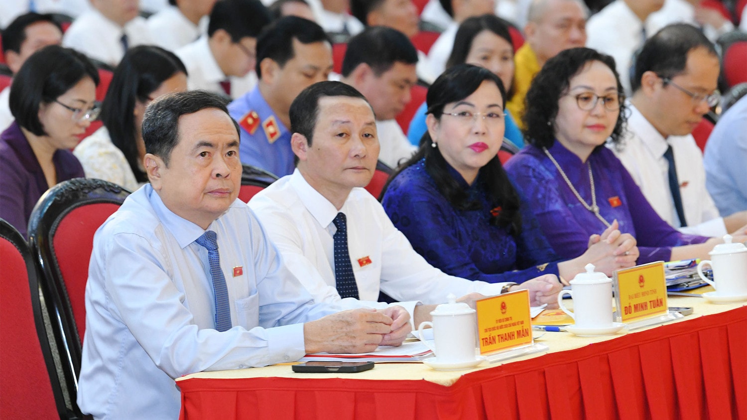 Chủ tịch Quốc hội Trần Thanh Mẫn dự khai mạc Kỳ họp thứ 20, Hội đồng Nhân dân tỉnh Thanh Hóa Khóa XVIII