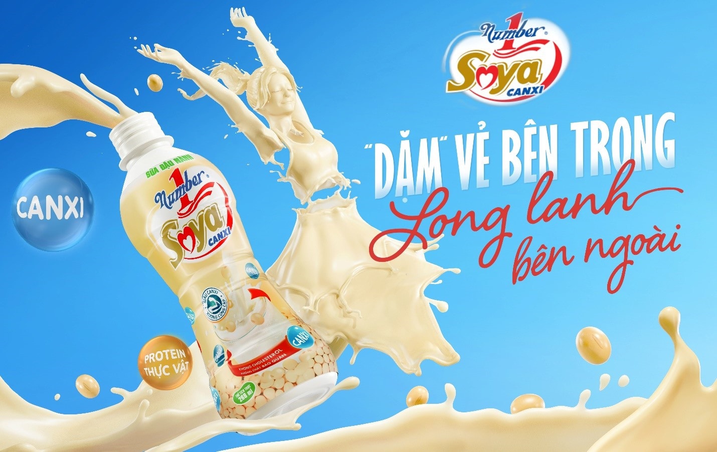 Number 1 Soya Canxi mang đến thông điệp mới về chăm sóc sức khỏe cho phái đẹp -0