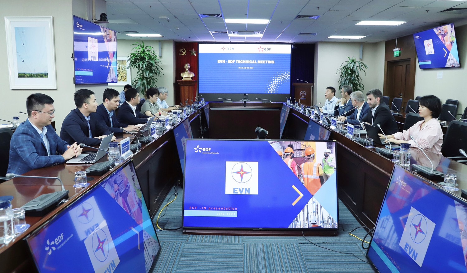 Trao đổi kinh nghiệm về lưới điện thông minh, an ninh mạng giữa EVN và EDF -0
