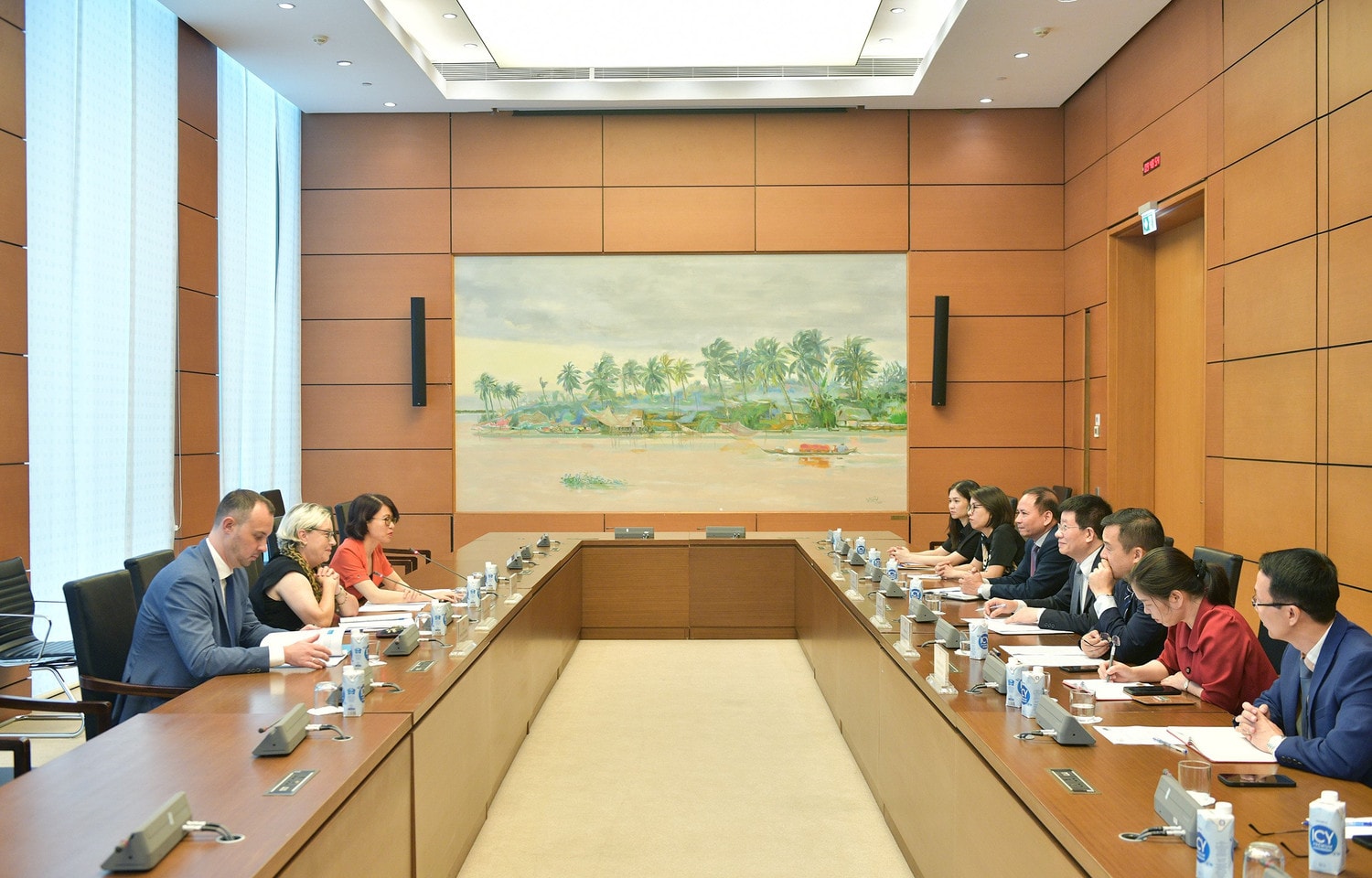 Quang cảnh cuộc tiếp