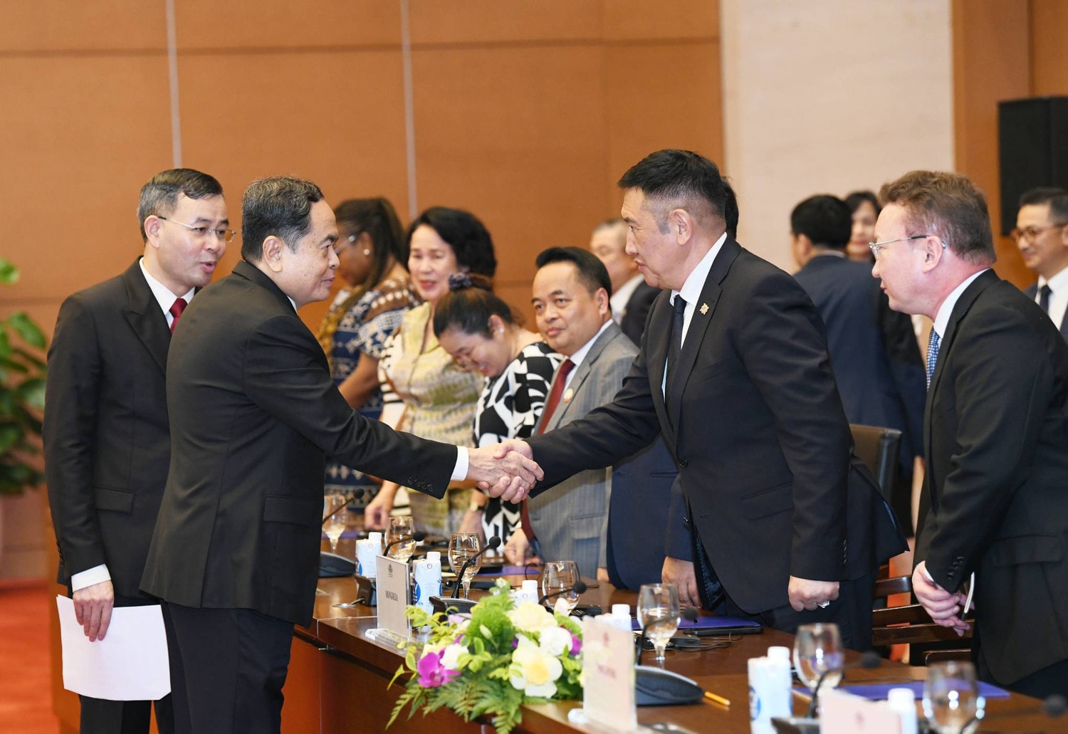 Chủ tịch Quốc hội Trần Thanh Mẫn tiếp lãnh đạo Kiểm toán nhà nước các quốc gia và tổ chức quốc tế -0