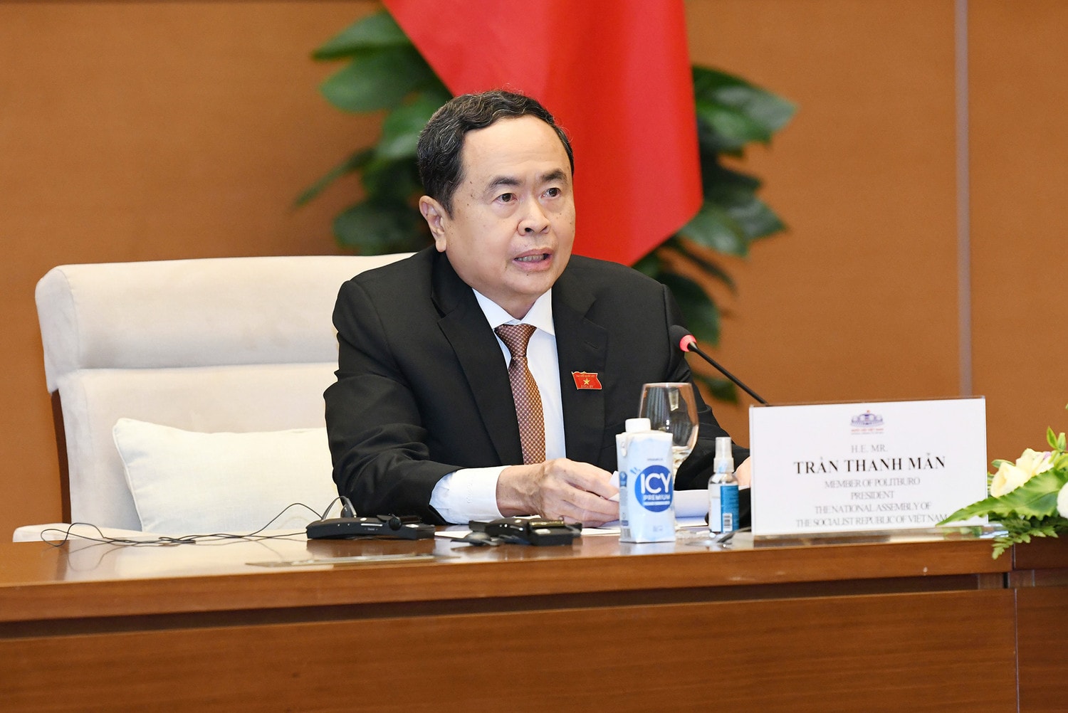 Chủ tịch Quốc hội Trần Thanh Mẫn tiếp lãnh đạo Kiểm toán nhà nước các quốc gia và tổ chức quốc tế -0