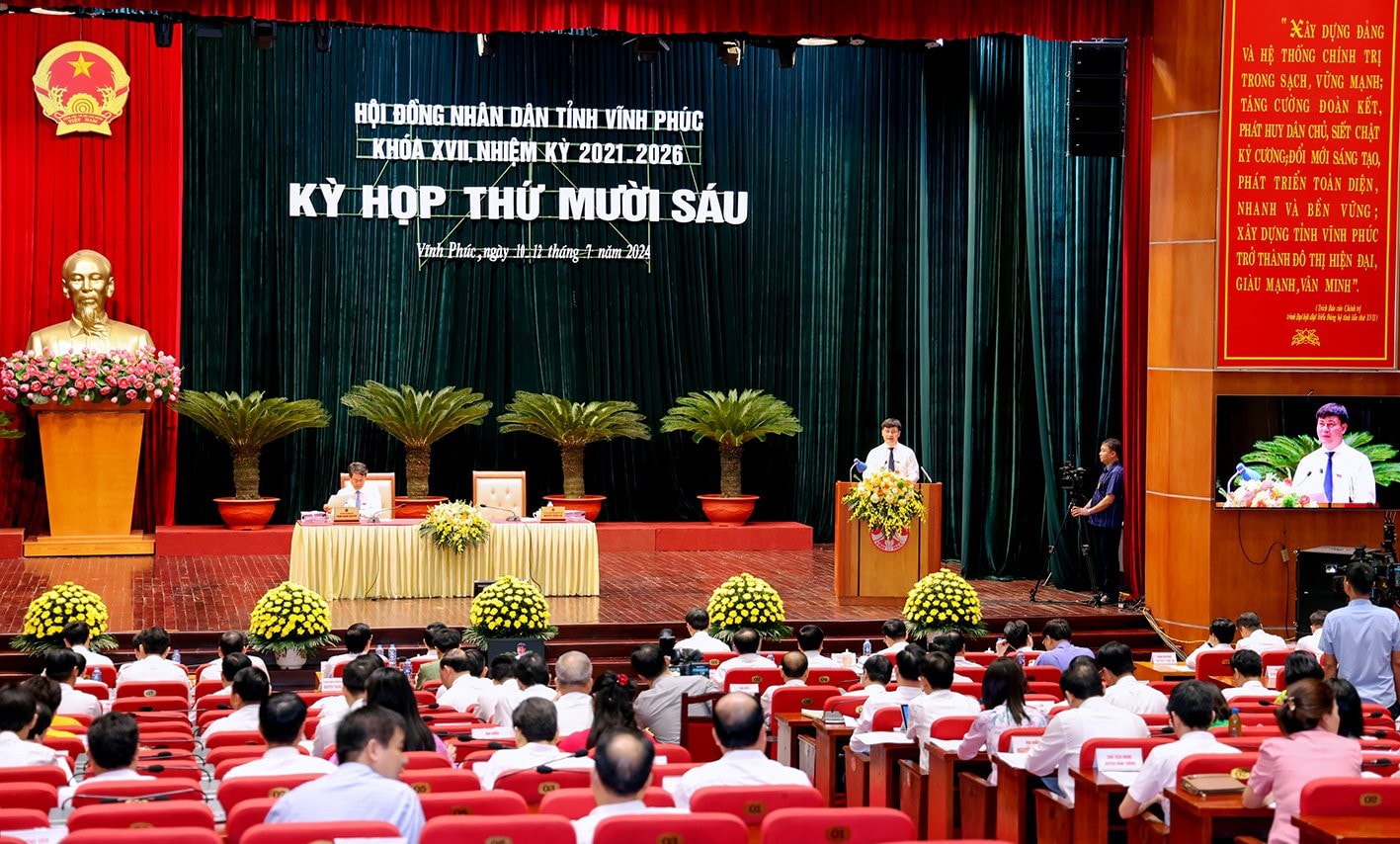 Vĩnh Phúc khai mạc Kỳ họp thứ 16, HĐND tỉnh Khoá XVII -0