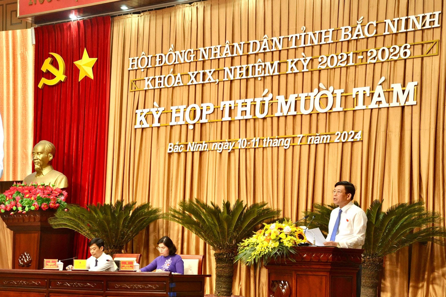 Khai mạc Kỳ họp thứ 18, HĐND tỉnh Bắc Ninh Khóa XIX