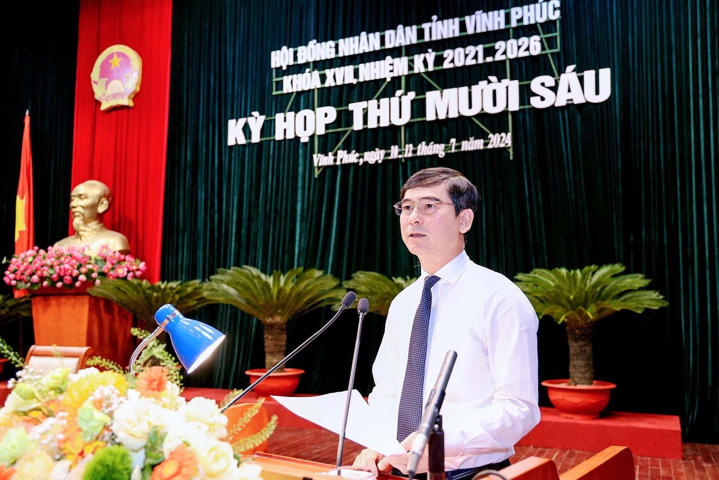 Vĩnh Phúc khai mạc Kỳ họp thứ 16, HĐND tỉnh Khoá XVII -0
