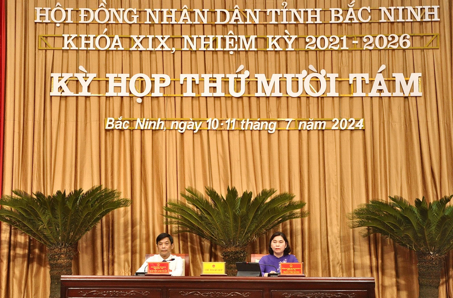 Khai mạc Kỳ họp thứ 18, HĐND tỉnh Bắc Ninh Khóa XIX