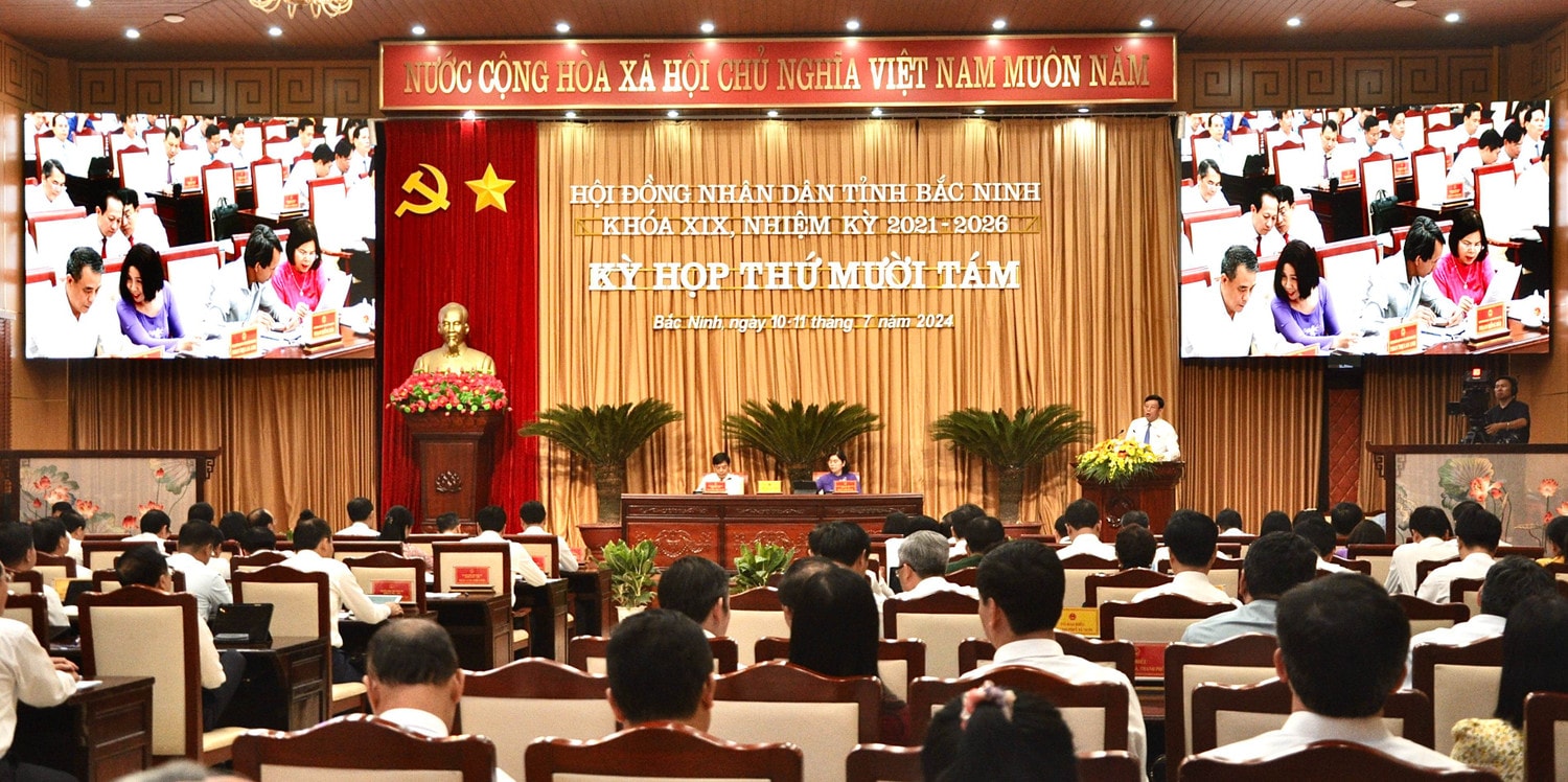 Khai mạc Kỳ họp thứ 18, HĐND tỉnh Bắc Ninh Khóa XIX