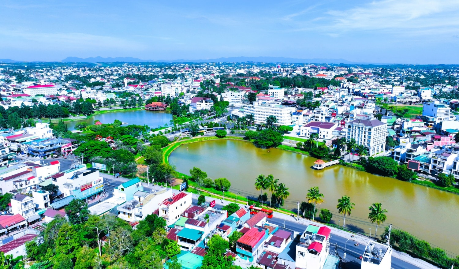 Một góc trung tâm thành phố Bảo Lộc, Lâm Đồng