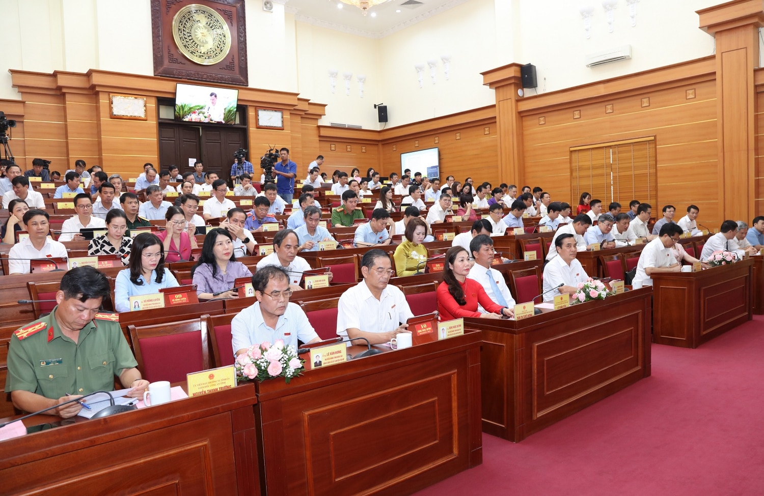 Các đại biểu tham dự kỳ họp. Ảnh: An Nhiên HĐND tỉnh Hưng Yên Khóa XVII Khai mạc Kỳ họp thường lệ giữa năm 2024 -0