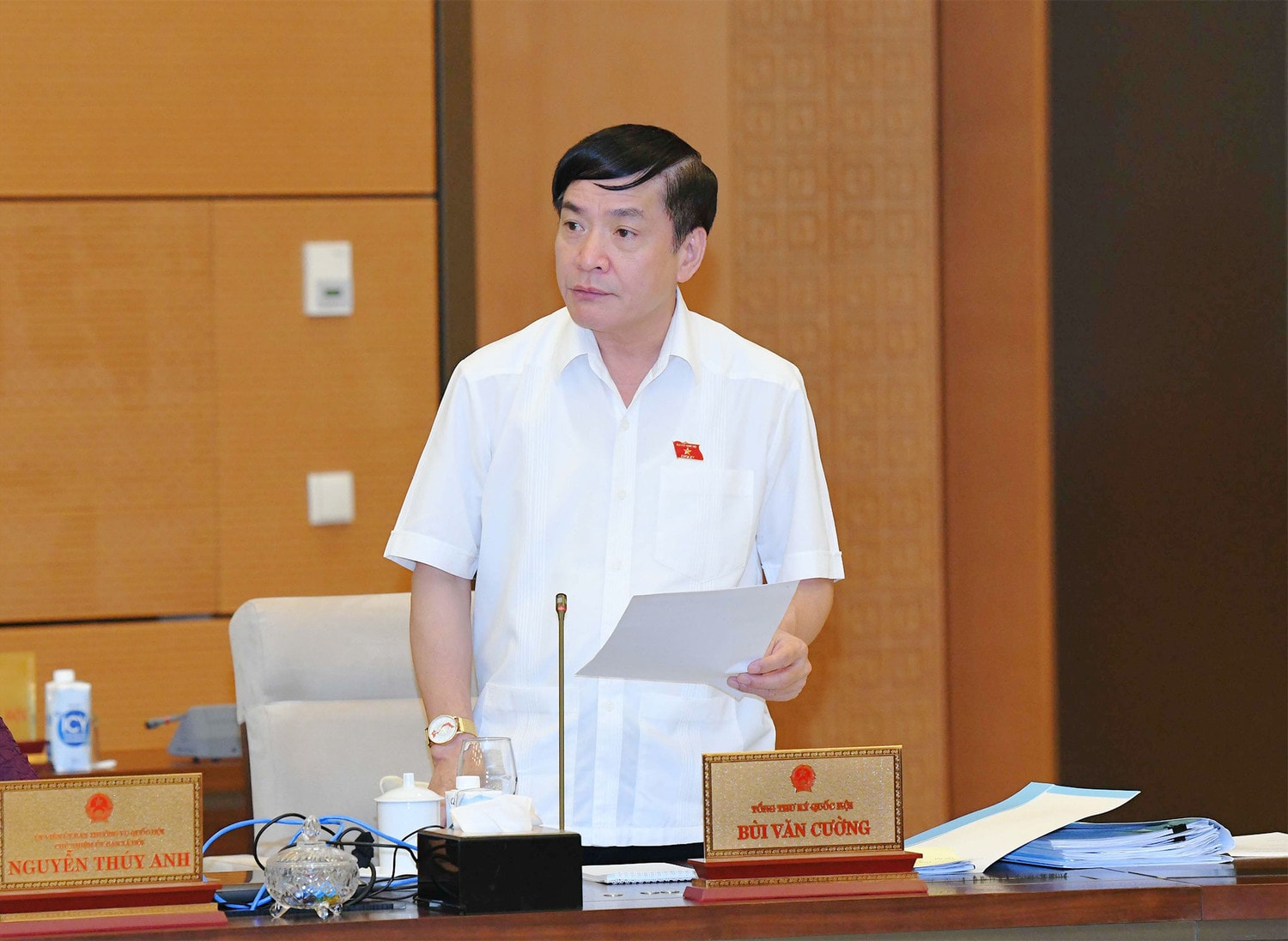 Khai mạc Phiên họp thứ 35 của Ủy ban Thường vụ Quốc hội -0