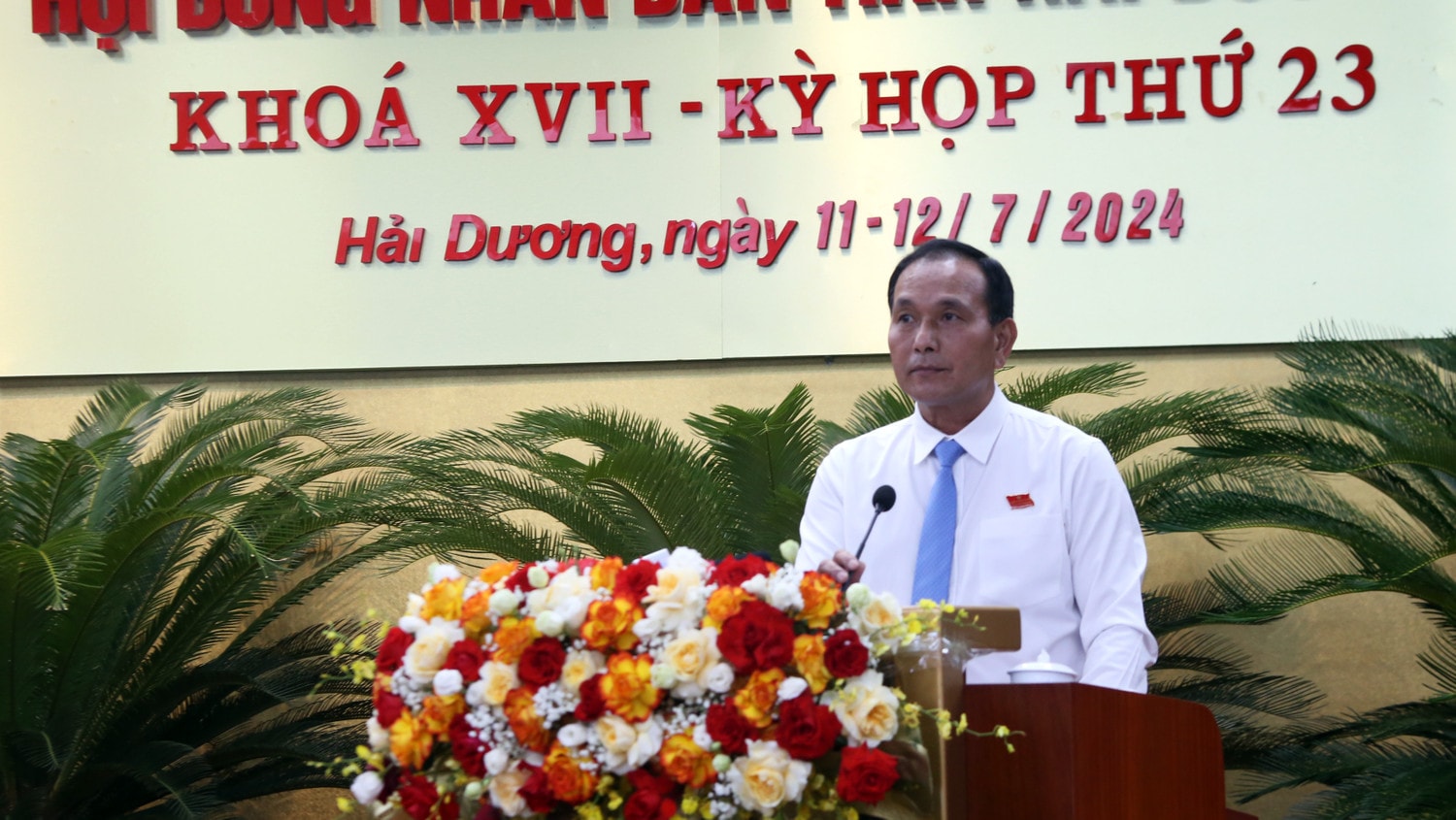 Khai mạc Kỳ họp thứ 23, HĐND tỉnh Hải Dương Khóa XVII -0