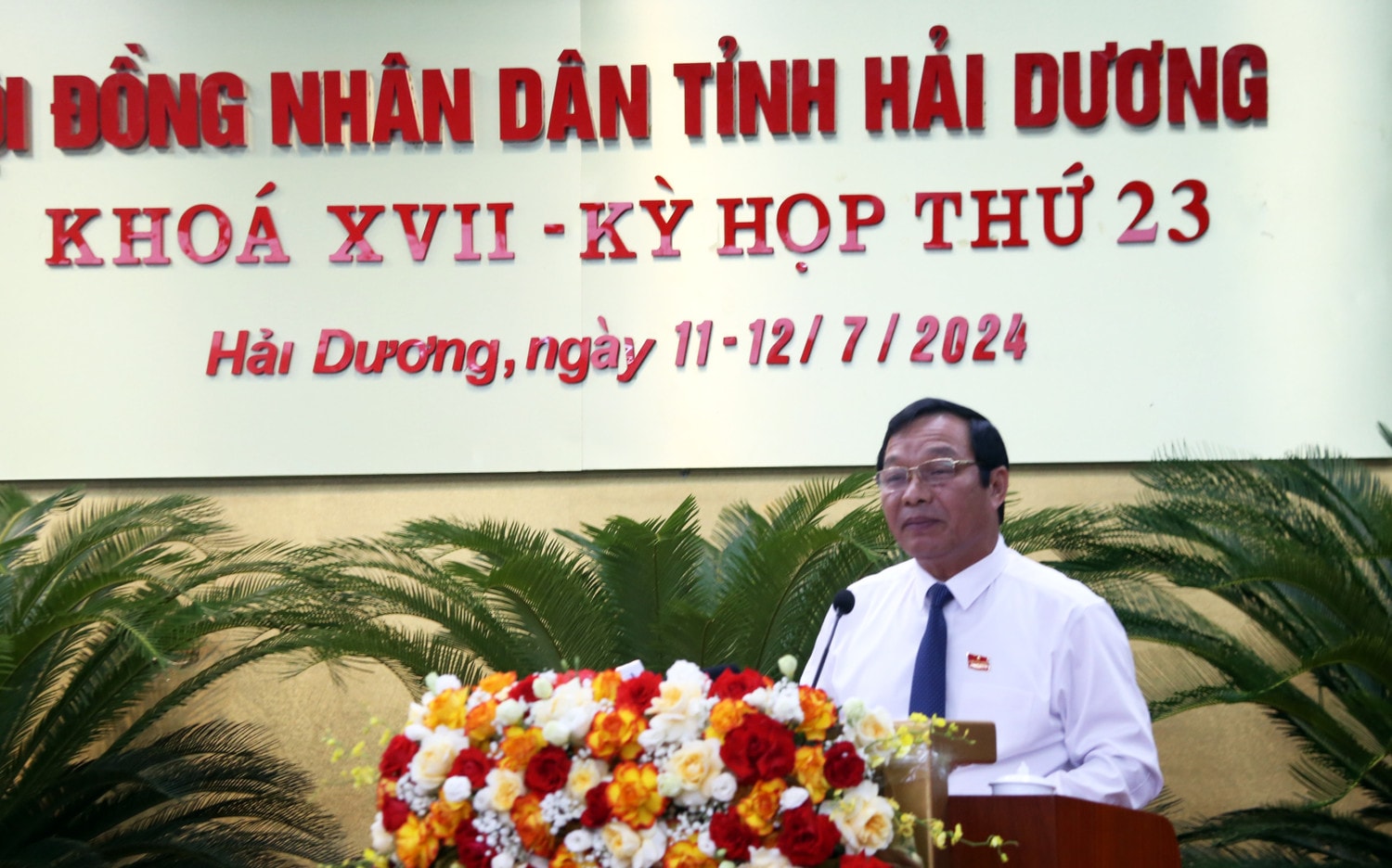 Khai mạc Kỳ họp thứ 23, HĐND tỉnh Hải Dương Khóa XVII -0