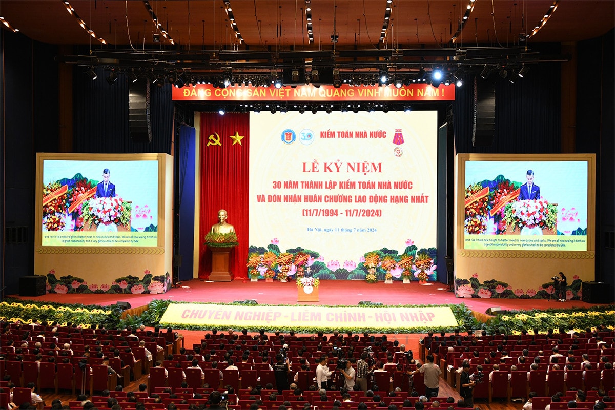 Chủ tịch Quốc hội Trần Thanh Mẫn dự Lễ kỷ niệm 30 năm thành lập Kiểm toán Nhà nước -0